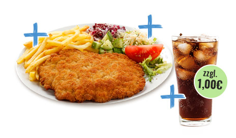 Produktbild Jägerschnitzel Menü